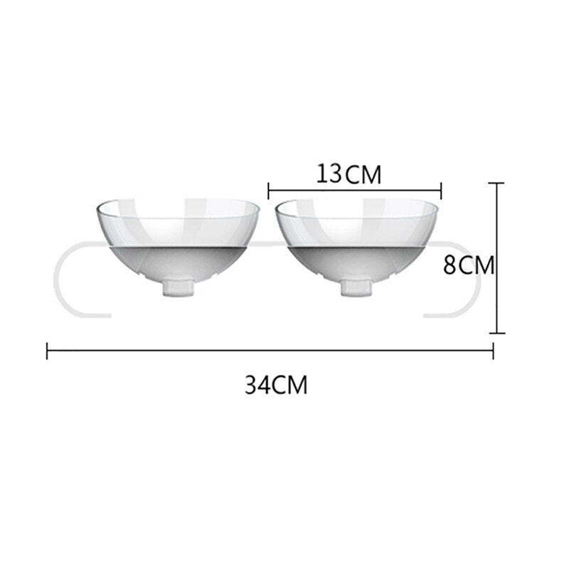 Tilted Cat Food Bowl - Neck-Protecting Design