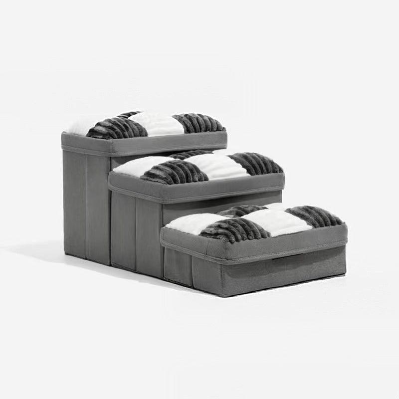 Folding Pet Stairs - Portable Climbing Ladder for Dogs