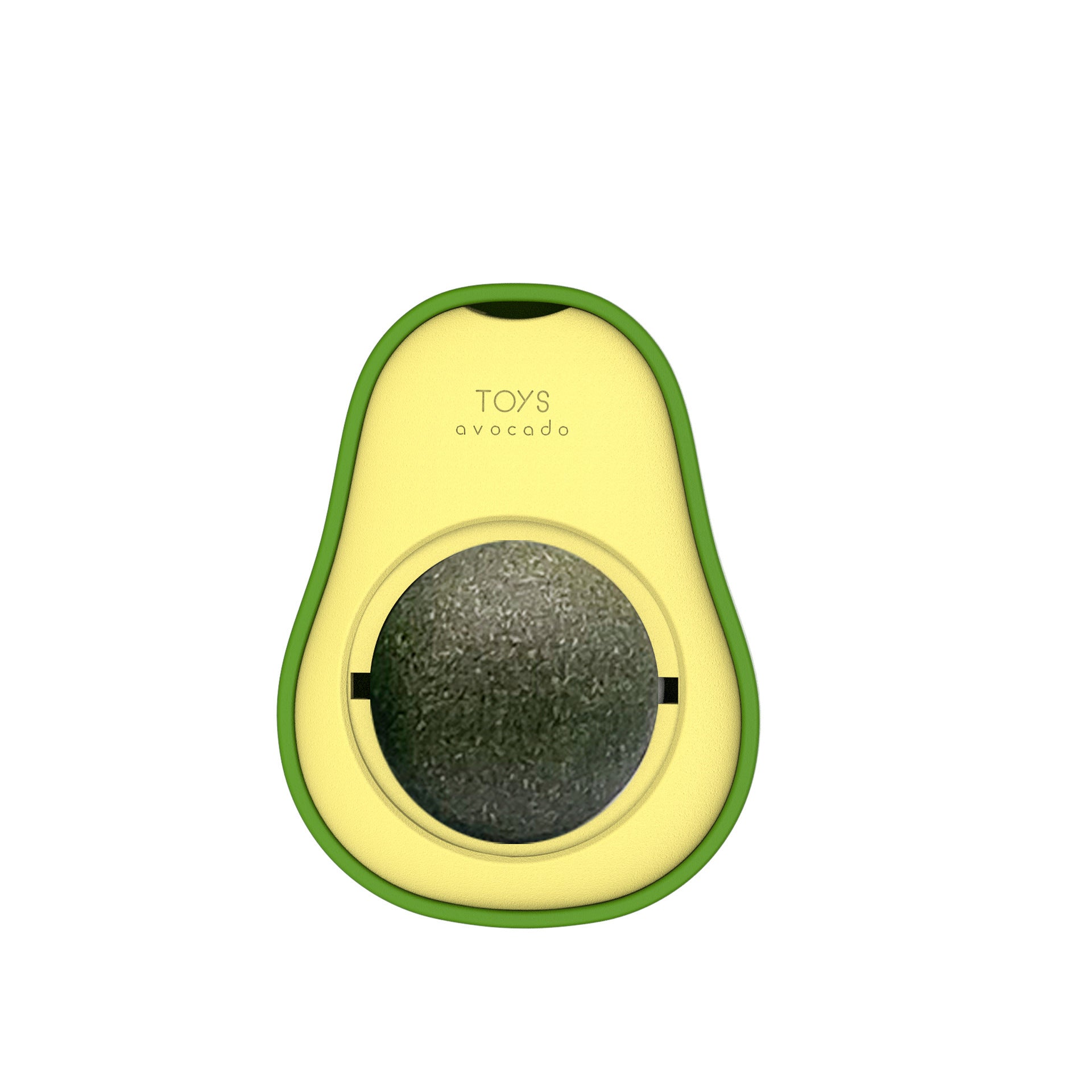 Avocado Catnip Chew Ball - Rotating Dental Toy