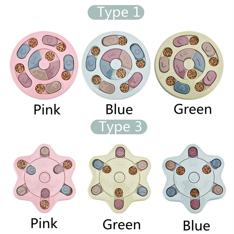 Interactive Slow Feeder Puzzle Bowl for Dogs