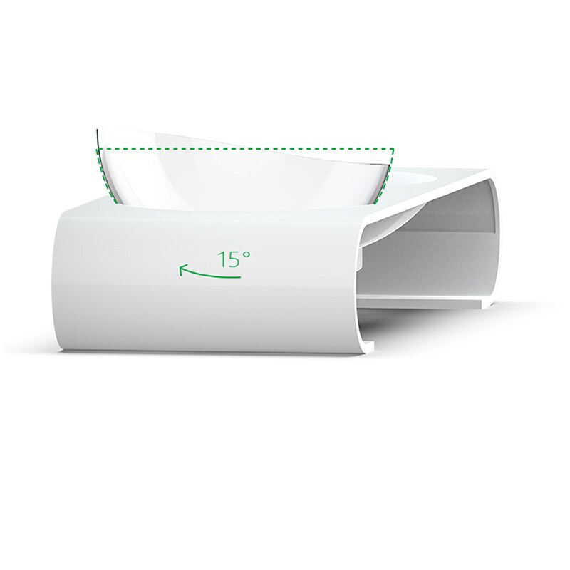 Tilted Cat Food Bowl - Neck-Protecting Design