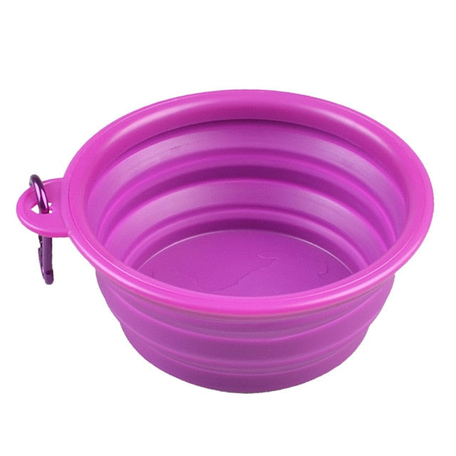 Collapsible Silicone Travel Bowl for Dogs