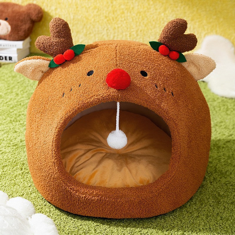 Toast Bread Style Pet Bed for Cats & Dogs