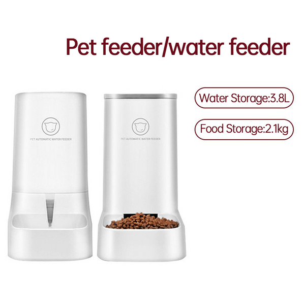 Large-Capacity Automatic Feeder & Water Dispenser Set