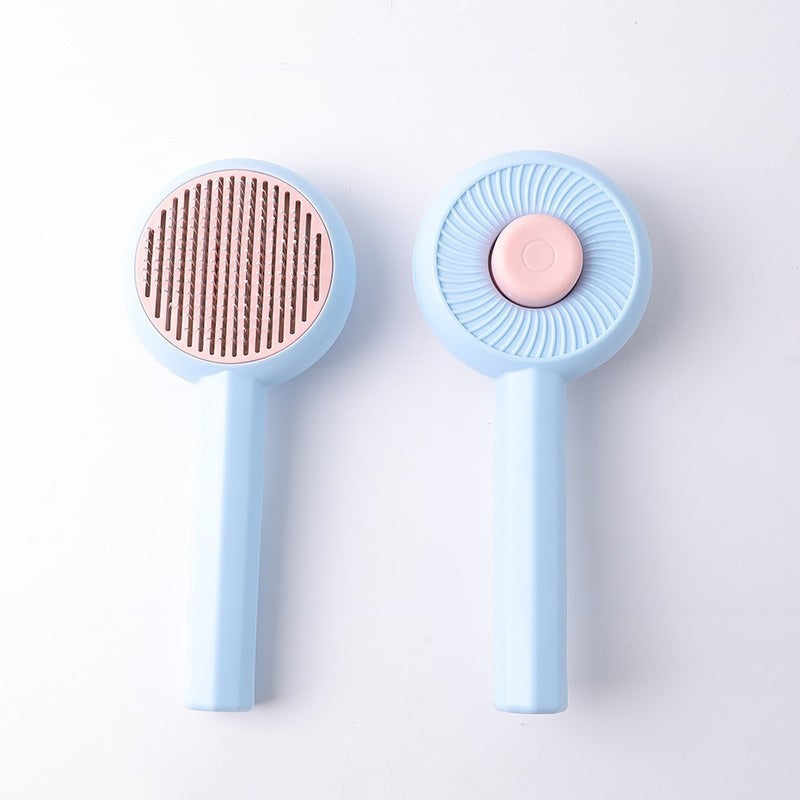 Self-Cleaning Pet Grooming Comb