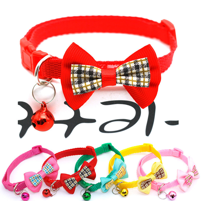 Lattice Bow Collar for Cats &amp; Dogs