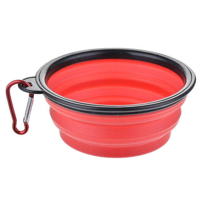 Collapsible Silicone Travel Bowl for Dogs