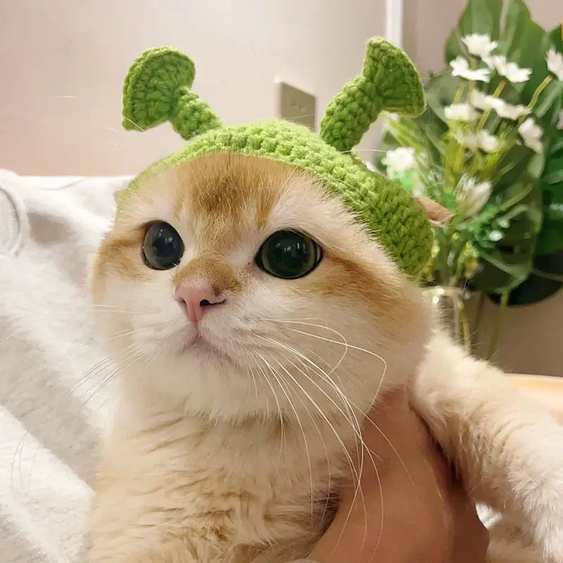 Crochet Cat Bonnet – Cute Knit Party Hat