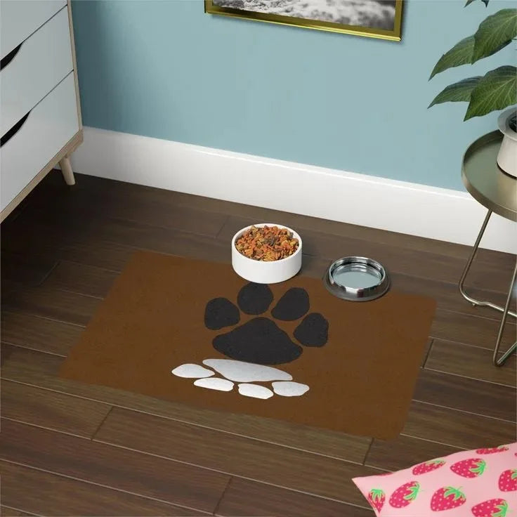 Absorbent Non-Slip Waterproof Pet Food Mat