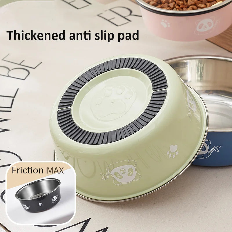 Hangable Stainless Steel Anti-Slip Pet Bowl