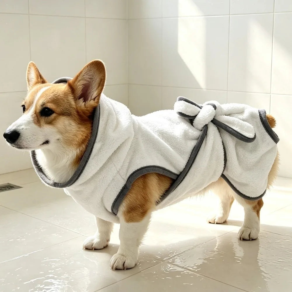 Petbabe Fleece Pet Robe
