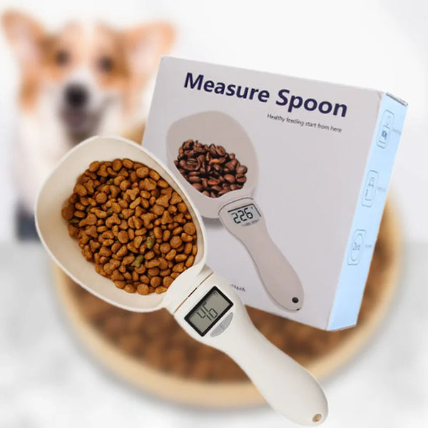 Smart Digital Pet Food Scale with Measuring Spoon