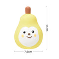 Fruit-Shaped Squeaky Latex Chew Toy for Dogs