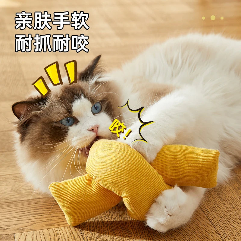Catnip Teaser Wand Toy with Crinkle Paper