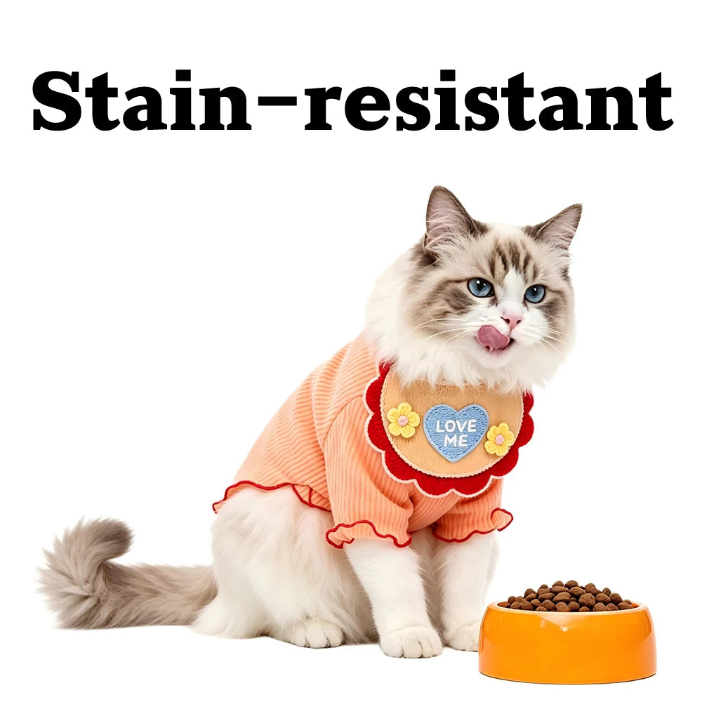 Knitted Lace Letter Bandana for Cats & Dogs