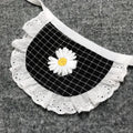Embroidered Triangle Pet Bandana for Small Breeds