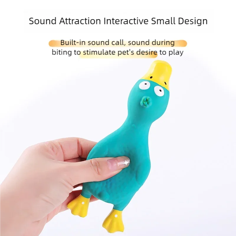 Bite-Resistant Squeaky Latex Animal Chew Toy