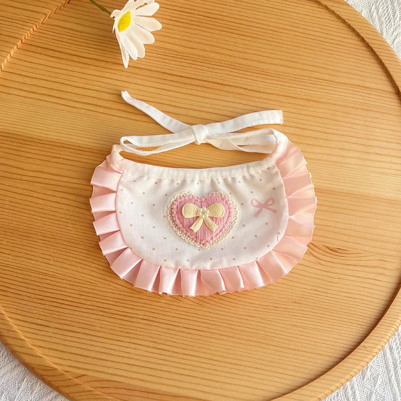 Lolita Style Lace Bow Pet Bandana