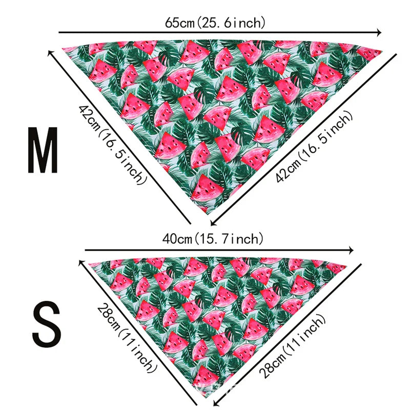 Cotton Triangle Bandana for Dogs & Cats