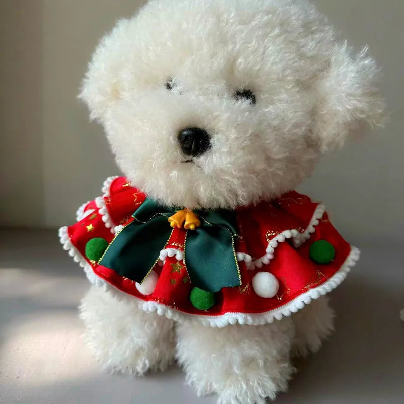 Christmas Bow Tie Pet Bandana & Holiday Drool Bib
