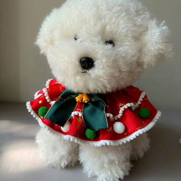 Christmas Bow Tie Pet Bandana & Holiday Drool Bib
