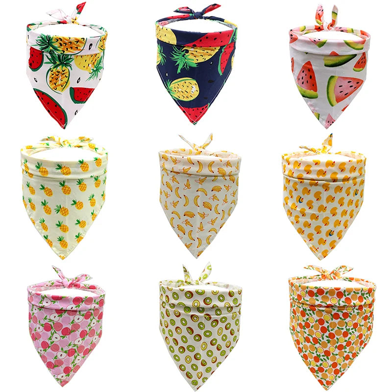 Cotton Triangle Bandana for Dogs & Cats