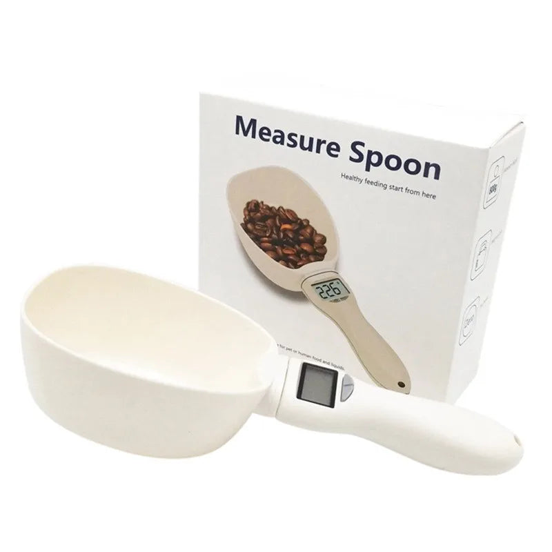Smart Digital Pet Food Scale with Measuring Spoon