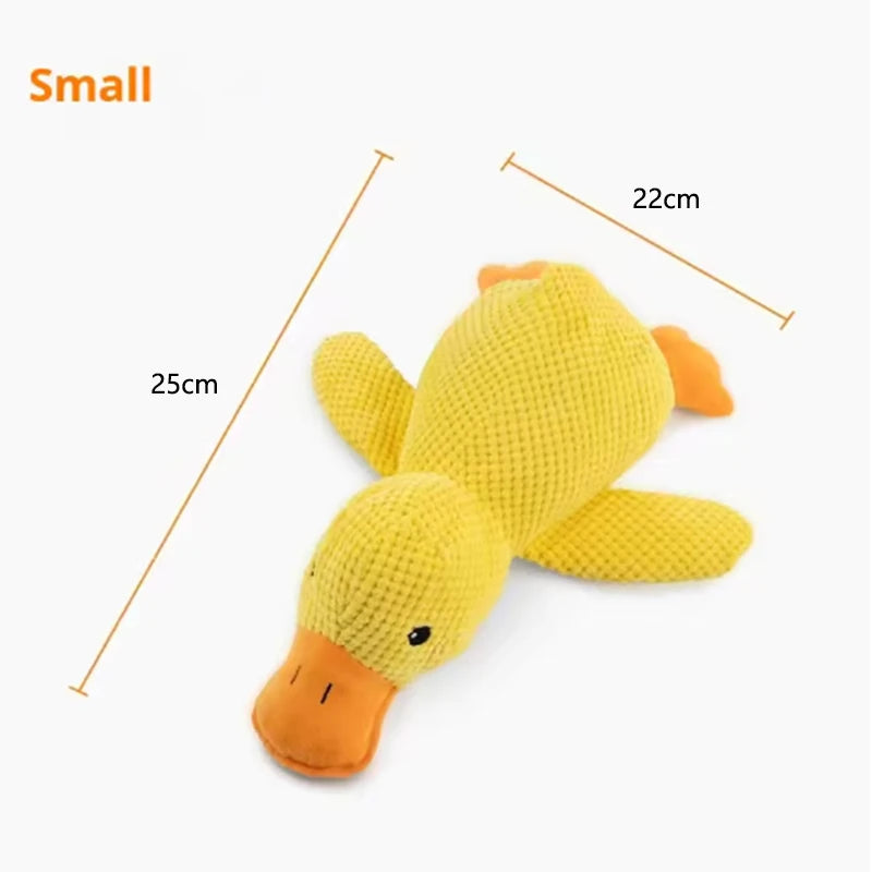 Stomping Duck Bite-Resistant Plush Dog Toy