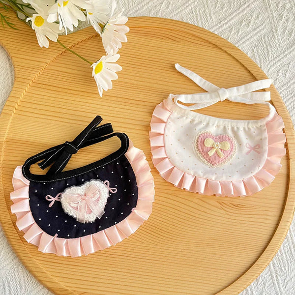 Lolita Style Lace Bow Pet Bandana