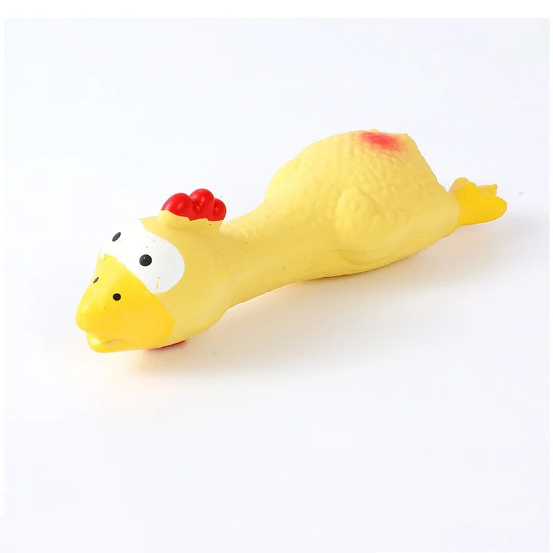 Bite-Resistant Squeaky Latex Animal Chew Toy