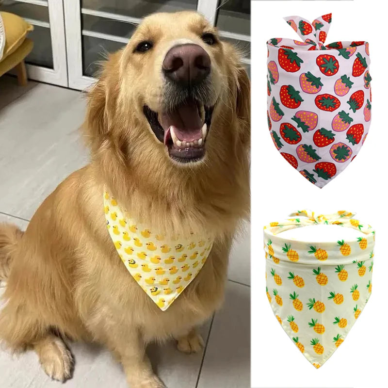 Cotton Triangle Bandana for Dogs & Cats
