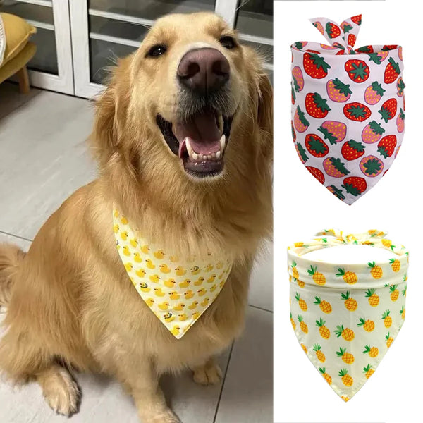 Cotton Triangle Bandana for Dogs & Cats