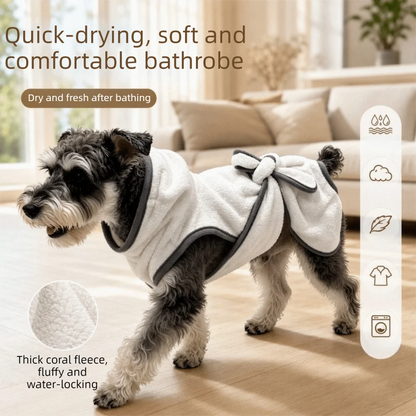 Petbabe Fleece Pet Robe