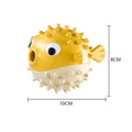 Bouncing Fish Treat-Dispensing Chew Ball with Bell