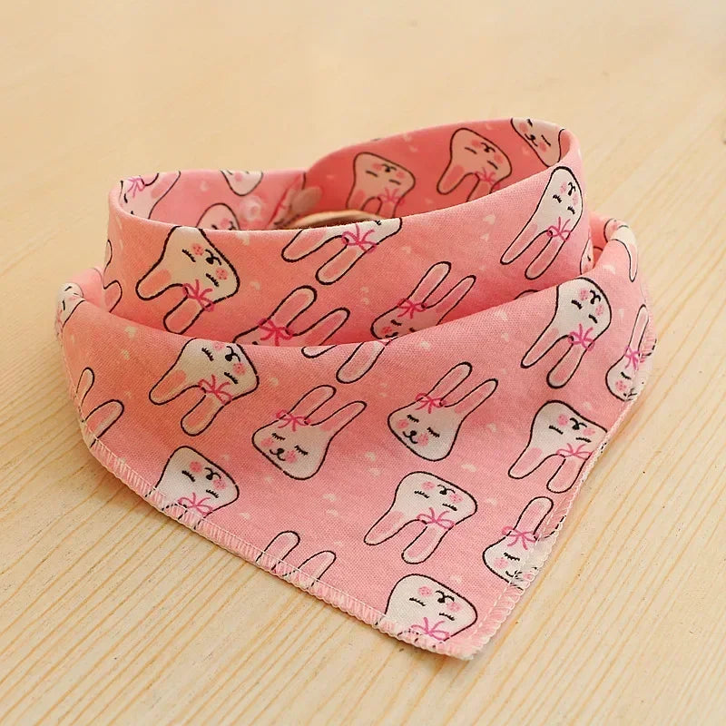 Cute Printed Dog Bandana Kerchief Scarf