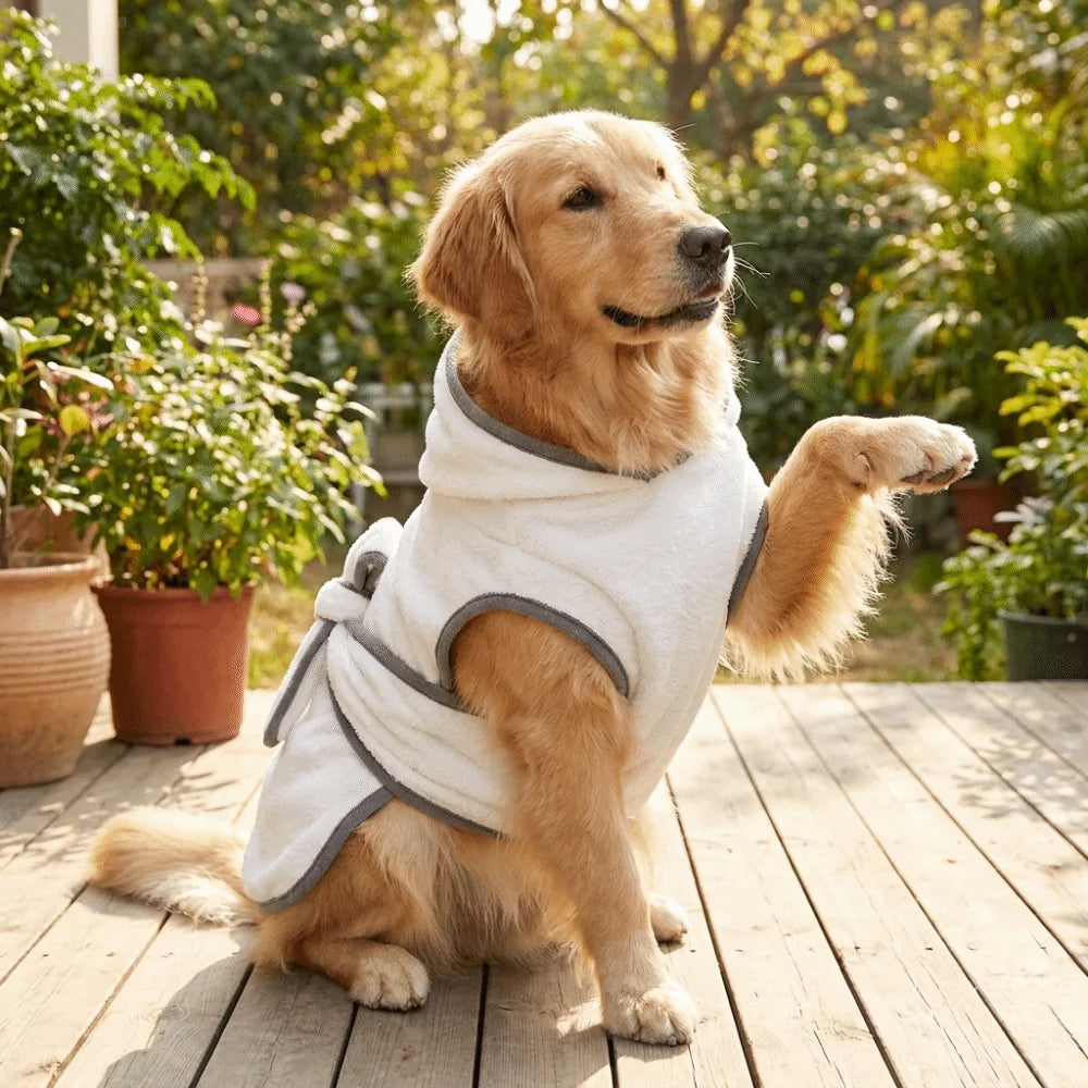Petbabe Fleece Pet Robe