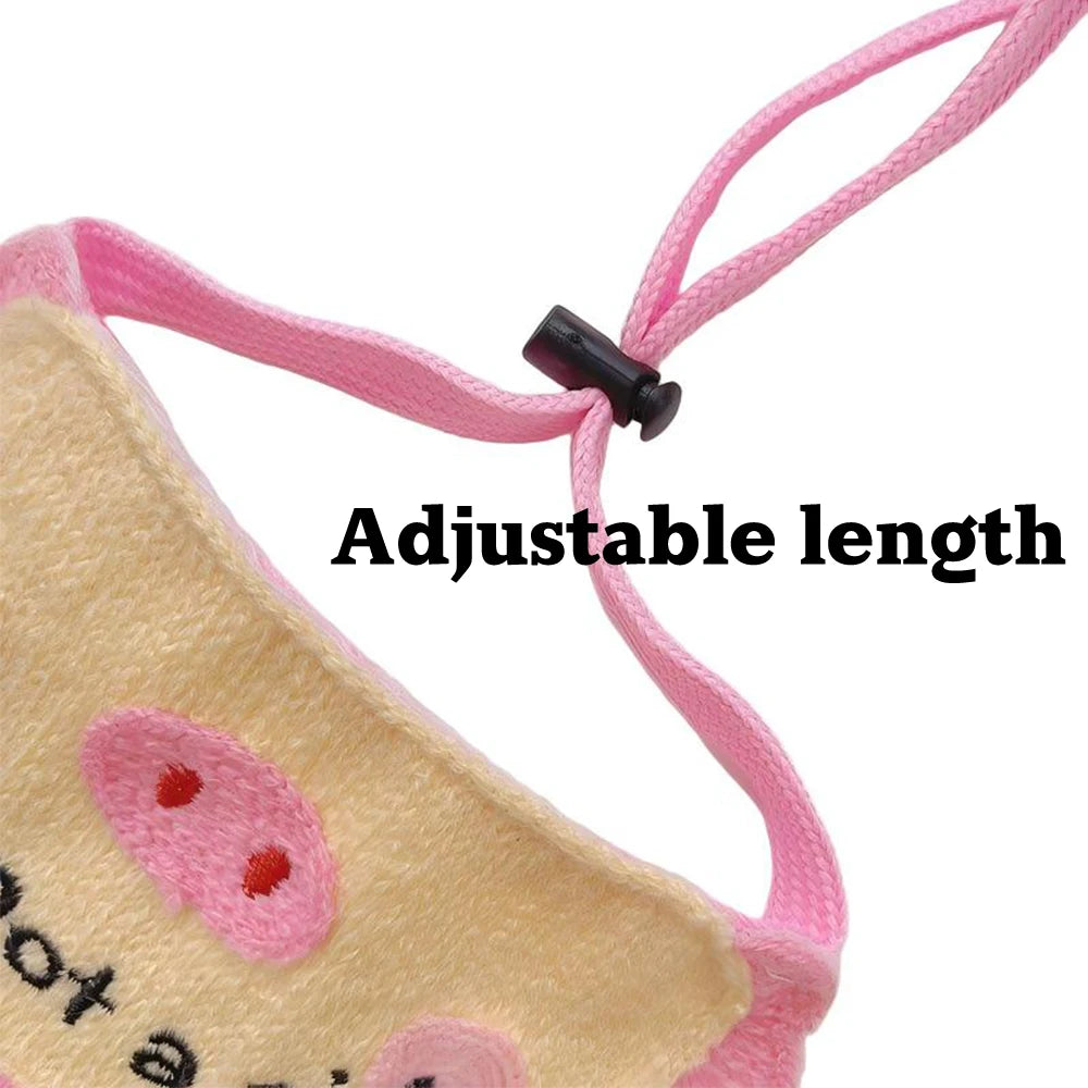 Knitted Lace Letter Bandana for Cats & Dogs