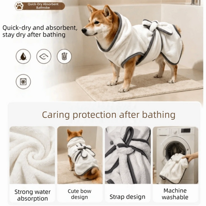Petbabe Fleece Pet Robe
