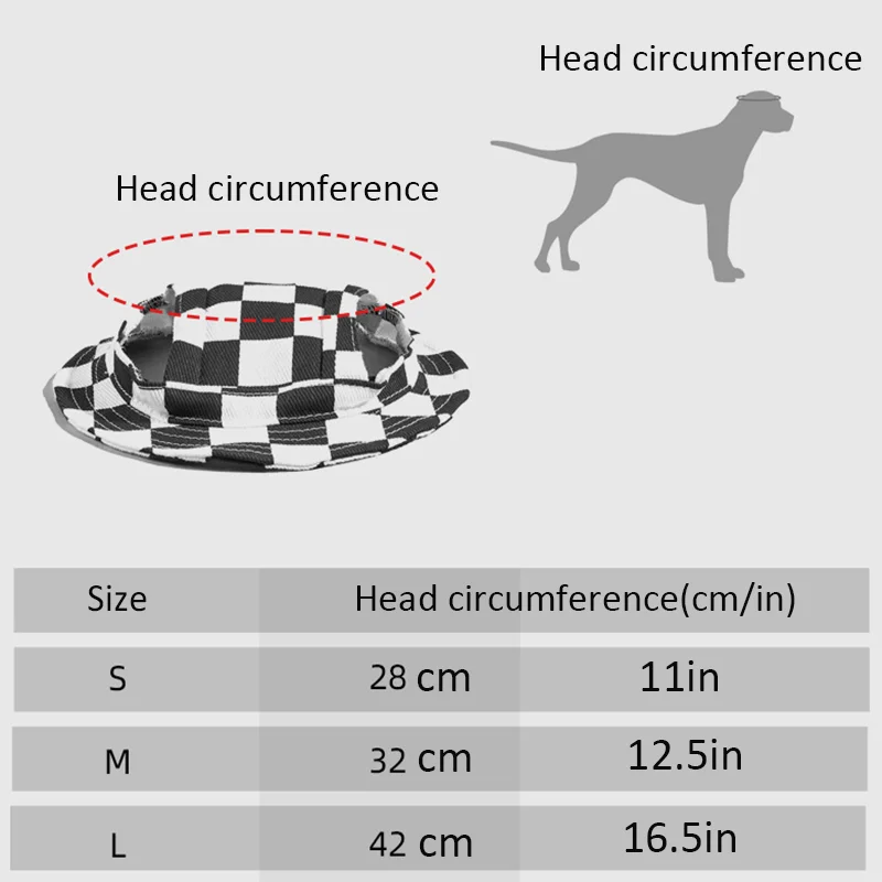 Adjustable Sun Cap with Ear Holes for Small Dogs