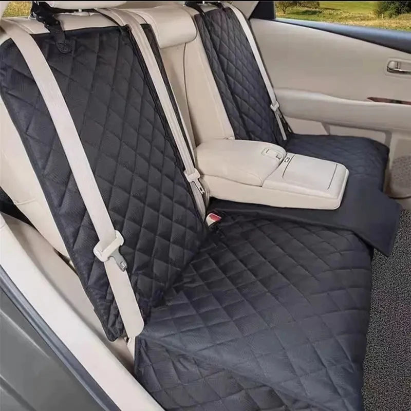 Waterproof Dog Car Seat Cover with Middle Armrest Access
