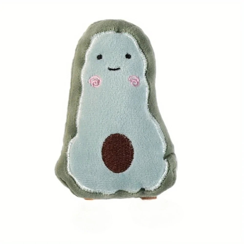 Plush Fruit-Shaped Interactive Kicker Toy for Kittens