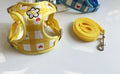 Floral Print Soft Padded Dog Vest Harness with Leash