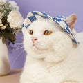 Adjustable Sun Cap with Ear Holes for Small Dogs