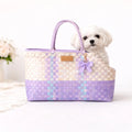 Lightweight Woven Pet Carrier Tote Bag for Cats & Small Dogs