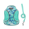 Breathable Dopamine-Color Dog & Cat Harness Vest Set