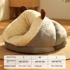 Cozy Slipper Pet Bed for Winter